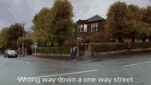Limmy Limmys Show GIF - Limmy Limmys Show Wrong Way Down A One Way Street GIFs