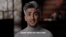japan suits me very well i love it here i belong here these are my people i love japan
