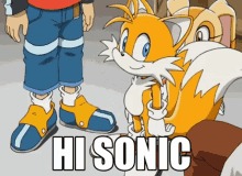 Hi Sonic GIF - Hi Sonic Tails GIFs