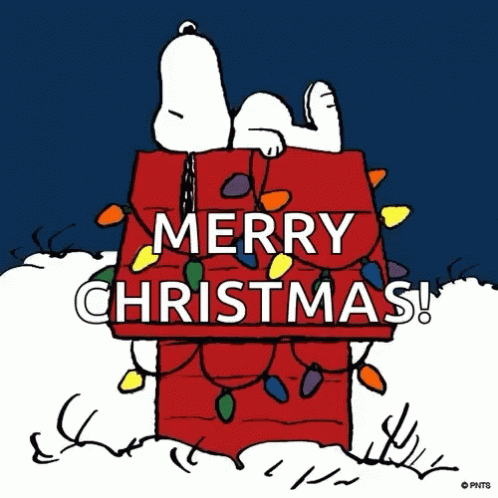 Merry Christmas Snoopy Gifs Tenor