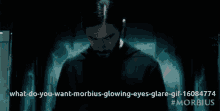 Morbius Jared Leto GIF - Morbius Jared Leto What Do You Want GIFs
