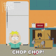 Chop Chop Butters Stotch GIF - Chop Chop Butters Stotch Eric Cartman GIFs