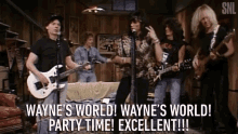 Waynes World Party Time GIF - Waynes World Party Time Excellent GIFs