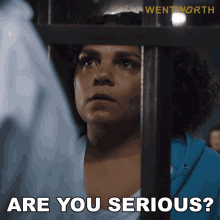 Are You Serious Ruby Mitchell GIF - Are You Serious Ruby Mitchell Wentworth GIFs
