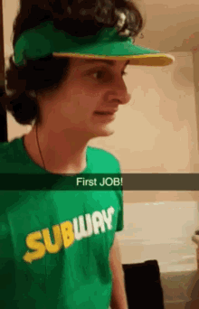 Subway First Job GIF - Subway First Job GIFs
