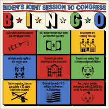 Bidens Joint Session To Congress Bingo GIF - Bidens Joint Session To Congress Bingo Bingo Card GIFs