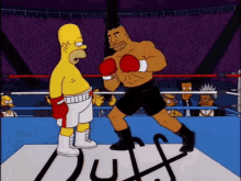 Homer Boxing GIF - Simpsons Fight Boxing GIFs