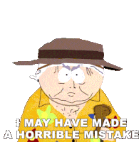 I May Have Made A Horrible Mistake Mephesto Sticker - I May Have Made A Horrible Mistake Mephesto South Park Stickers