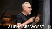 Aliens Are Worst Than Humans Adam Savage GIF - Aliens Are Worst Than Humans Adam Savage The Great Debate GIFs
