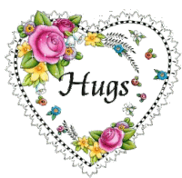 Hugs Sparkles Sticker - Hugs Sparkles Pink Roses Stickers