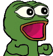 Pepe Excited Sticker - Pepe Excited Discord Stickers