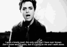Green Day GIF - Green Day Lonely Road Walk Alone GIFs