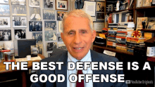 The Best Defense Is A Good Offense Dr Fauci GIF - The Best Defense Is A Good Offense Dr Fauci Barbershop Medicine GIFs
