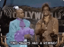 Two Snaps Rewind GIF - Two Snaps Rewind Talk Show GIFs