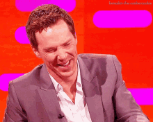 Benedictcumberbatch Laughing GIF - Benedictcumberbatch Benedict Cumberbatch GIFs
