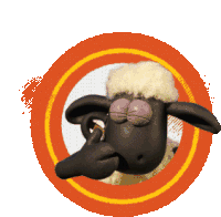 Funny Lol Sticker - Funny Lol Shaun The Sheep Stickers