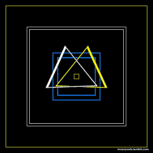 moarpixels triangles squares minimal shapes