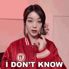 I Dont Know Emily Ghoul GIF - I Dont Know Emily Ghoul Emily Mei GIFs