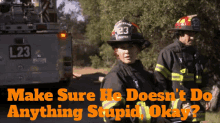 Station19 Andy Herrera GIF - Station19 Andy Herrera Make Sure He Doesnt Do Anything Stupid GIFs