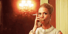 The Dull Guy Whose Only Positive Attribute Is Taking You Out To Fancy Dinners GIF - Mad Men Betty Draper January Jones GIFs