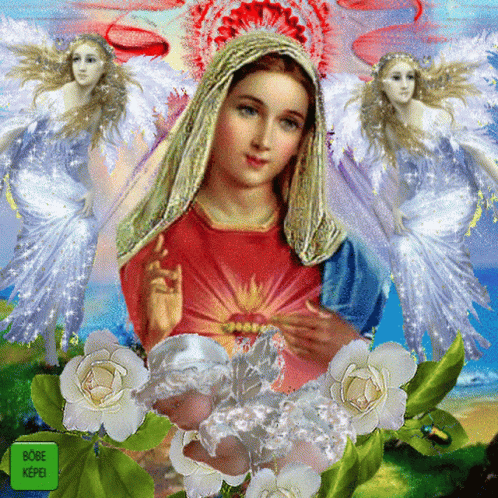 Jézus Angyalok Szentekáldás Saint GIF - Jézus Angyalok Szentekáldás Saint  Roses - Descubre & Comparte GIFs