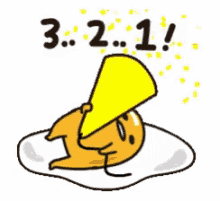 gudetama egg yolk counting