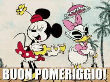 Buon Pomeriggio Minnie Paperina Amiche Musica GIF - Good Afternoon Daisy Minnie GIFs