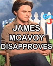 James Mc Avoy Disapproval GIF - James Mc Avoy Disapproval Smh GIFs