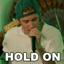 Hold On Justin Bieber GIF - Hold On Justin Bieber Hold On Song GIFs