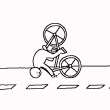 bicycle doodle animation weird tingus