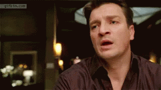 Nathan Fillion Never Mind GIF