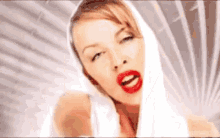Kylie Minogue Singing GIF - Kylie Minogue Singing Music Video GIFs