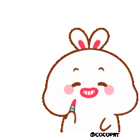 Cocopry Bunny Sticker - Cocopry Bunny Lovely Tuji Stickers