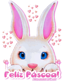 Feliz Pascoa Rabbit GIF - Feliz Pascoa Rabbit Bunny GIFs