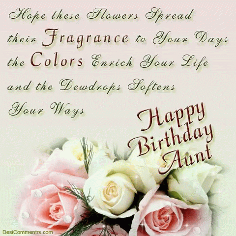 Details about   Auntie birthday Card BNIP flowers 