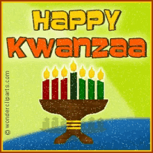 Happy Kwanzaa Candles GIF - Happy Kwanzaa Candles GIFs