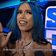 sasha banks wwe to be honest i dont know much race cars sasha banks wwe to be honest i dont know much race cars