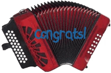 accordion congrats