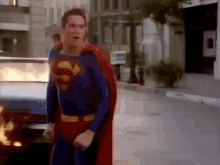Superman Blow GIF - Superman Blow Air GIFs