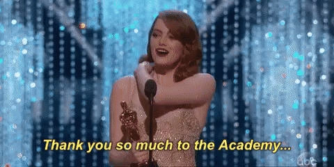 Thank You To The Academy GIF - Academy Oscars Oscars2017 GIFs