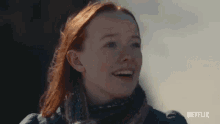 smiling happy contented relaxed amybeth mcnulty