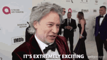 its extremely exciting looking forward enthusiastic exciting dexter fletcher