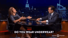 Underwear GIF - Underwear Stephen Colbert Do You Wear Underwear GIFs