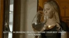 Drinking Practice GIF - Drinking Practice Chug It Down GIFs