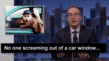 Screaming Car Window John Oliver GIF - Screaming Car Window John Oliver Screaming GIFs