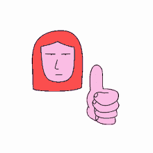 thumbs up is good allowed straight face fine