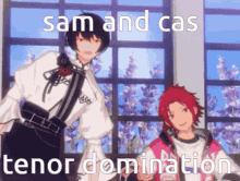 Sam And Cas Enstars Sam GIF - Sam And Cas Enstars Sam Enstars Cas GIFs