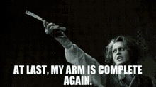 sweeney todd johnny depp arm complete may arm is complete again sweeney todd johnny depp arm complete may arm is complete again