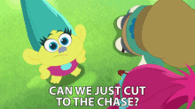 Can We Just Cut To The Chase Smidge GIF - Can We Just Cut To The Chase Smidge Trolls The Beat Goes On GIFs