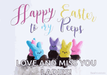 Peeps Happy Easter GIF - Peeps Happy Easter Happy Easter To All My Peeps GIFs